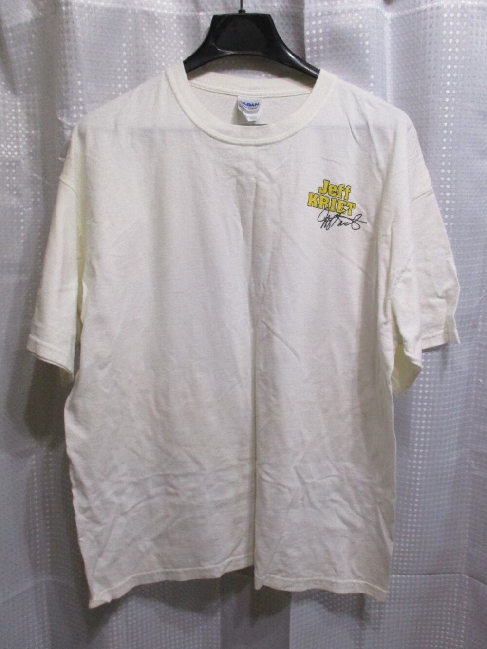 Vintage Master League Bass Fisherman Jeff Kriet Graphic Print T-Shirt Signed XL